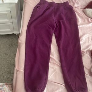 purple sweatpants